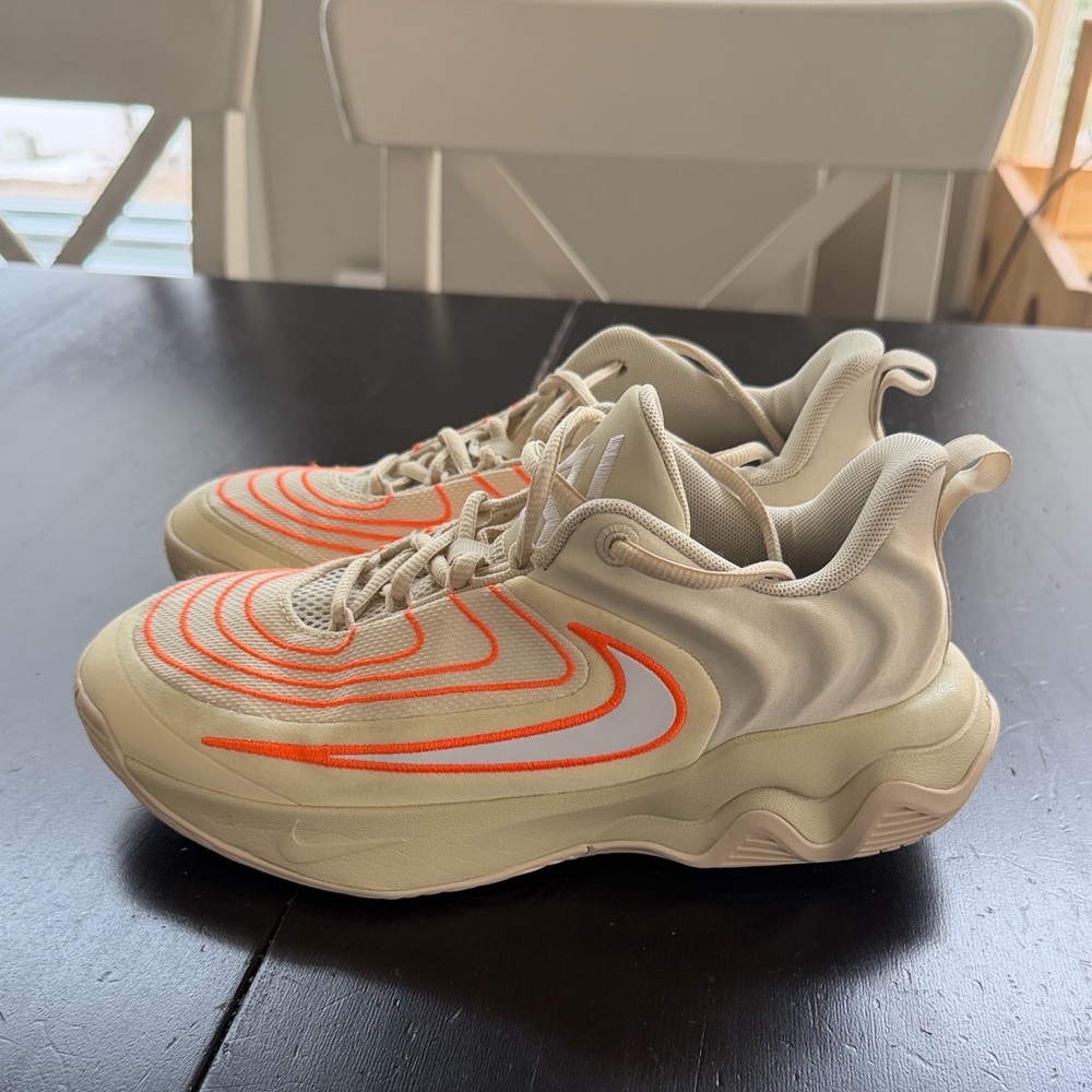 Nike Giannis Immortality 4 Youth Basketball Shoes | Size 5 | 2025 | Sail/Orange